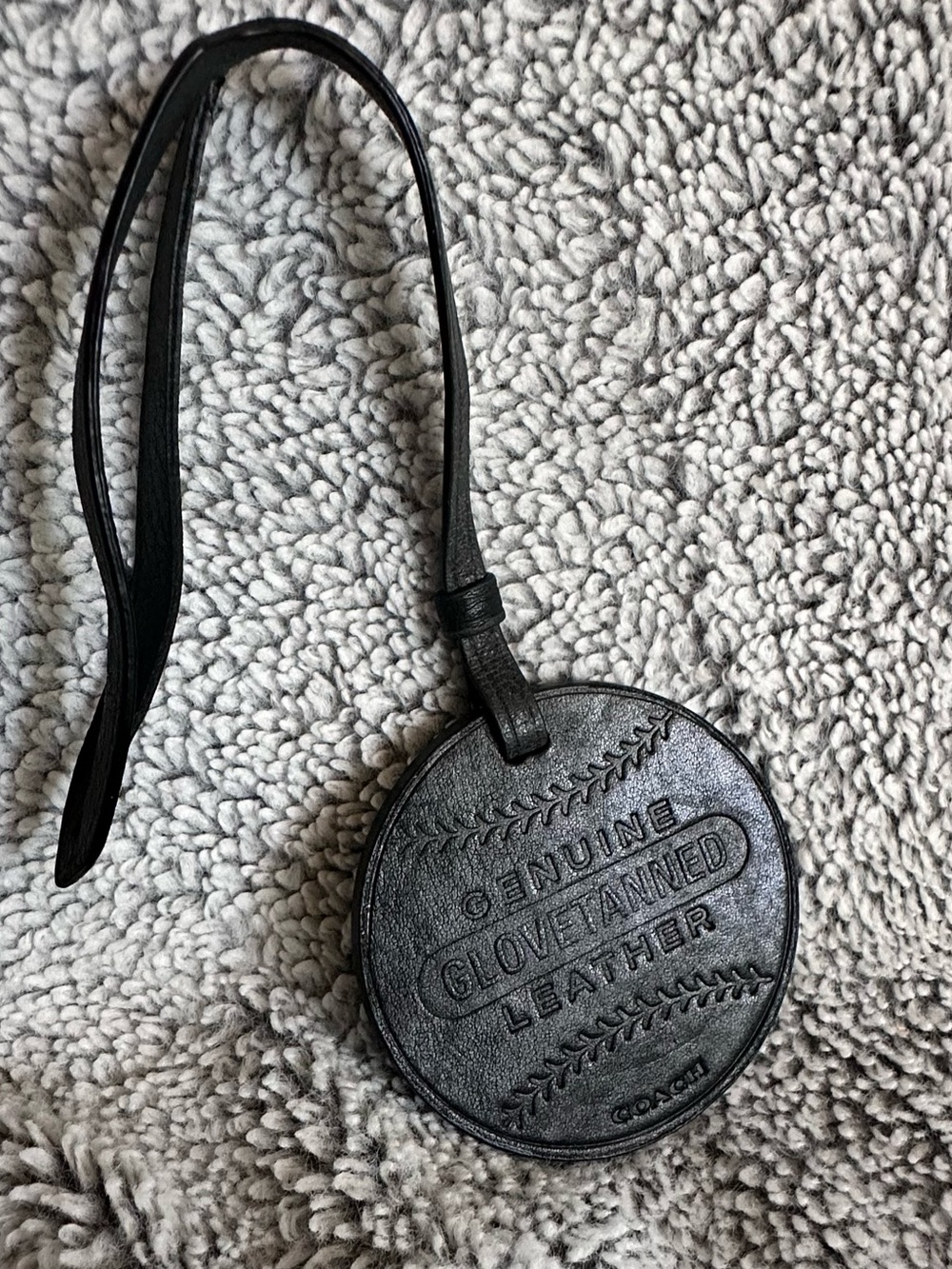 Coach Remade Baseball Bag Charm